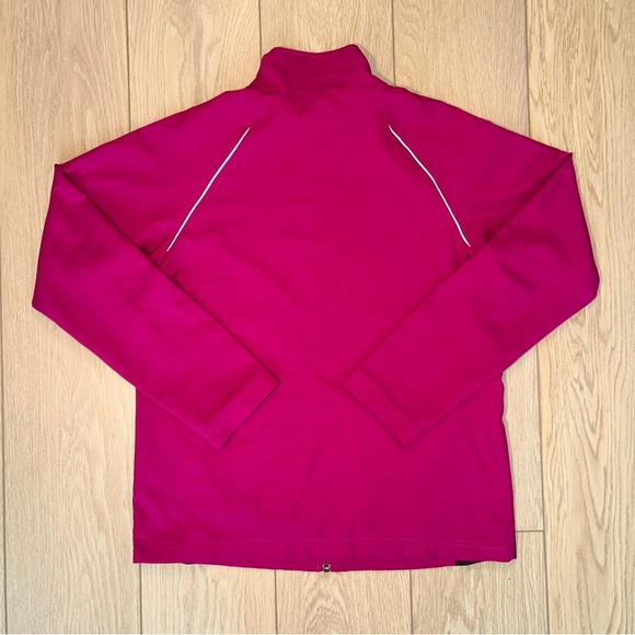Reebok Athletic Running Zip Up Jacket Pink Size Medium - Picture 2 of 2